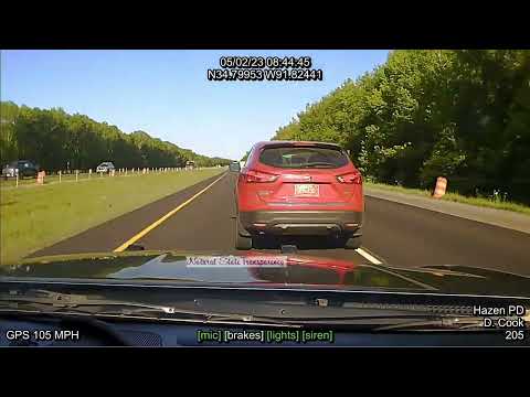 HAZEN POLICE Pursuit Deported Felon May 02, 2023 Interstate 40 Arkansas State Police Troops D & A