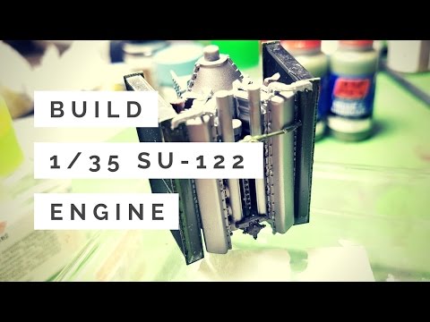 Сборная модель: САУ СУ-122 первых выпусков с интерьером (Miniart 35175) 1:35