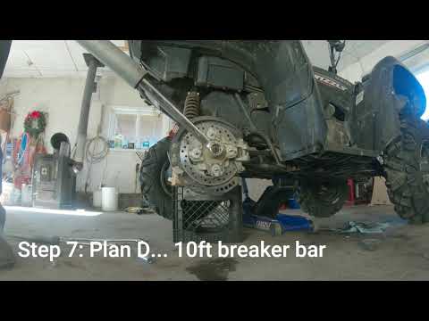 2009 Grizzly rear axle replacement- with torque specs