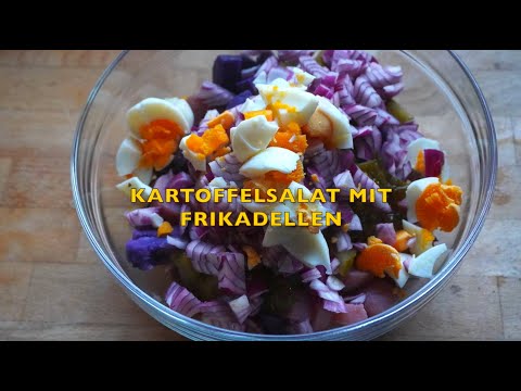 Meine Lieblingsrezepte - so richtig guter Kartoffelsalat mit Frikadellen