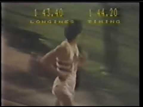 Sebastian Coe  Breaks  Great  Britain  Record  Second  Time  here  improves it down  to  144.25.