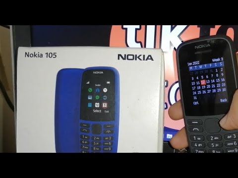 how to use calendar in nokia 105 ta 1304 ss mobile