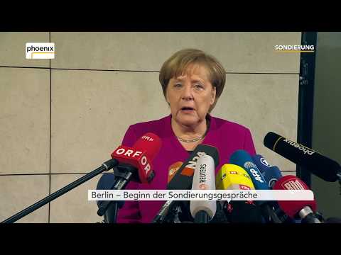 Statements von Union und SPD zu Beginn der GroKo-Sondierungen am 07.01.18