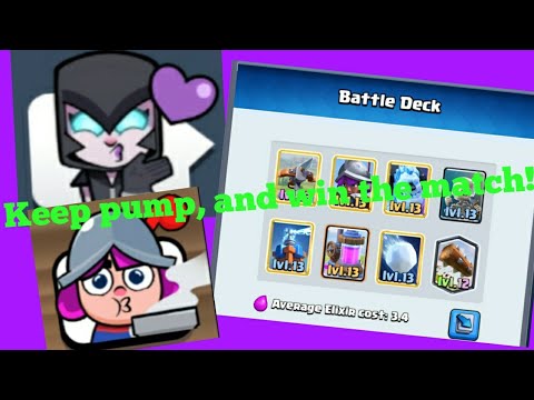 Live X-Bow Pump Deck Gameplay (6200+ Trophy) - Clash Royale