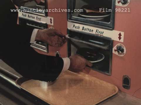 Ordering Food at the Automat, 1960's - Film 98221