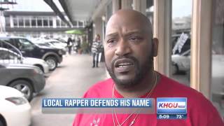 Houston-based rapper Slim Thug defends his name