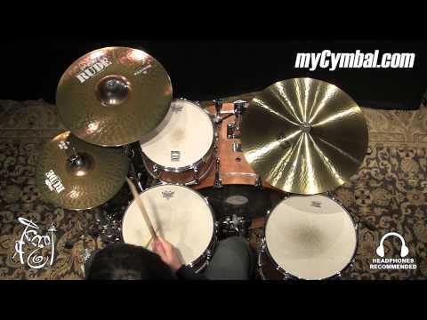 Демонстрация звучания Paiste Rude 18" Wild Crash