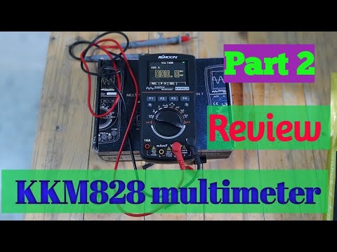 kkm828 waveform multimeter test and review part 2