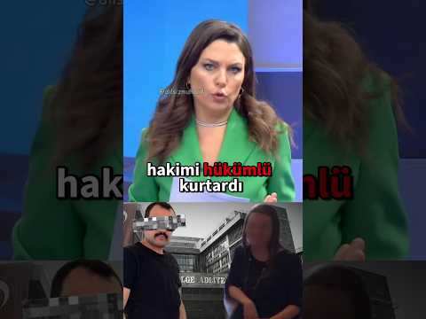 Ece Üner: "Today, one prosecutor shot one judge. The judge was saved by the convict. You heard ri...