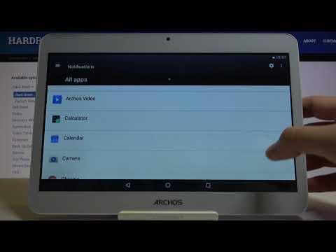 How to Enter Notifications Settings on Archos Core 101 3G – Notification Customization