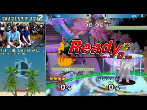 Smash'N'Splash 2 - IBC (Pikachu) vs. Rope (Marth) - SSBM - RR Pools Wave 3