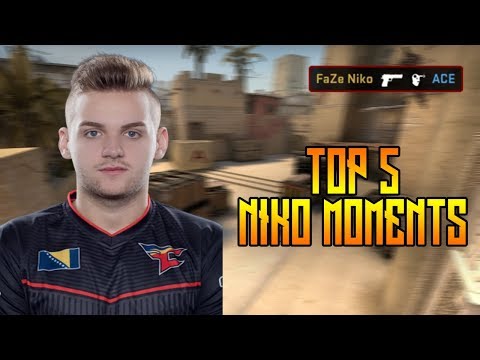 FaZe Niko Top 5 Best Plays In CS:GO