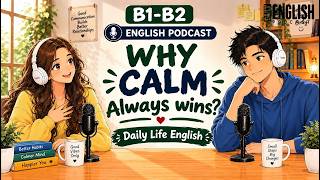 Be So Calm It Makes people Nervous | Easy English podcast B1-B2 Listening practice