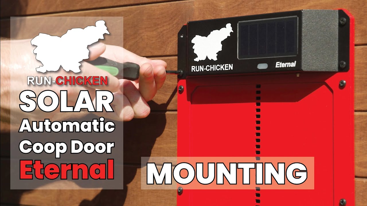 Mounting of RUN-CHICKEN Eternal door