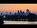 Philadelphia skyline from Cherry Hill, NJ at night 08/26/2023