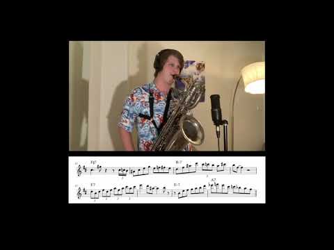 Ronnie Cuber Solo Transcription, "All of Me"