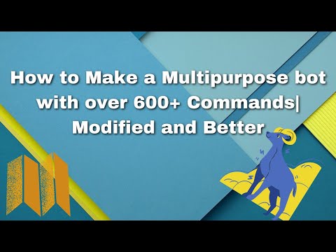 How To Make Multipurpose Discord Bot | 600+ Commands | All In One | #discord #discordbot