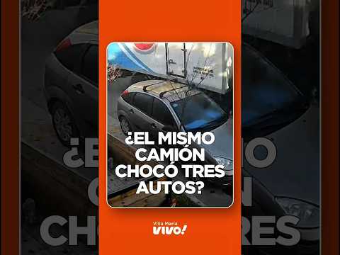 Una mañana de choques en Villa Nueva