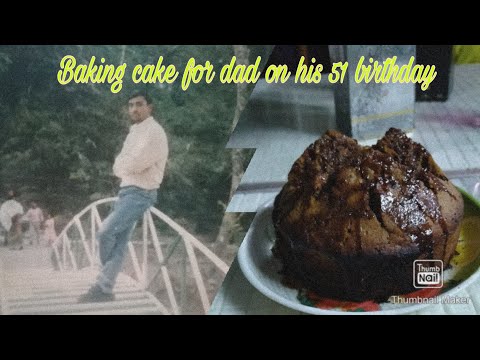 || BAKING CAKE FROM SCRATCH ON DAD'S BIRTHDAY || CHILL WITH BRESH ||