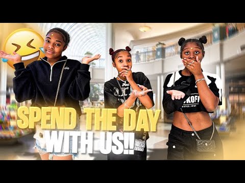 SPEND THE DAY WITH ME AND MY FRIENDS  I SHOPPING
