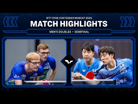 Lebrun/Lebrun vs Lim/Oh | MD SF | #WTTMuscat 2025