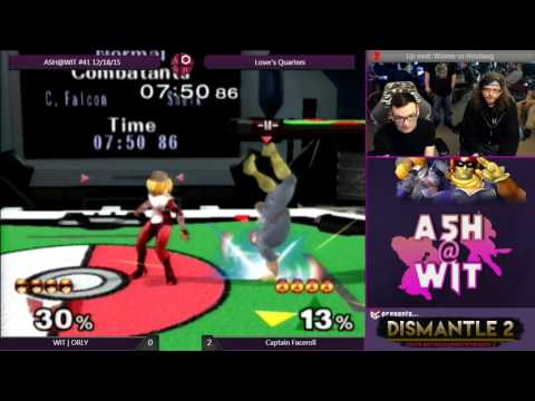 WIT | ORLY (Falcon) vs Captain Faceroll (Sheik) - ASH@WIT #41 Melee Loser's Quarters
