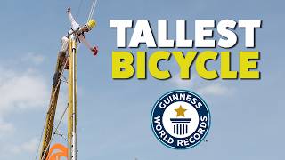 Pedalare sulla bici più alta del mondo secondo il Guinness World Records
