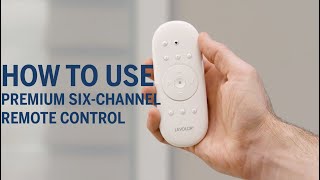 How to Use LEVOLOR Premium 6-Channel Remote Control