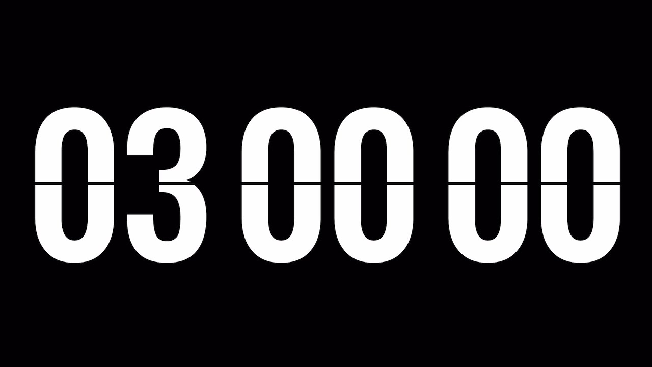 3 hours timing, Timer & alarm flip clock.