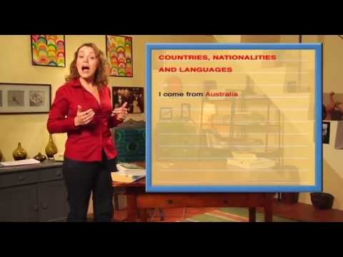 English Way - DVD 01 - Lesson 03 - 彼女はスペインから来ました。 (English Way - DVD 01 - Lesson 03 - She comes from Spain)