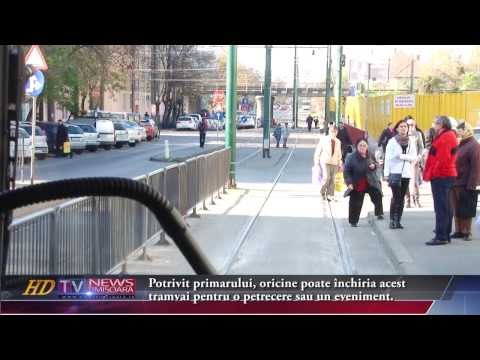 TRAMVAI special dotat cu internet şi bere va putea fi închiriat în scop turistic