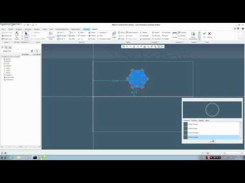 Creo CAD Ziehen Sweep HTLSTP