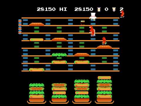NES Longplay [312] BurgerTime