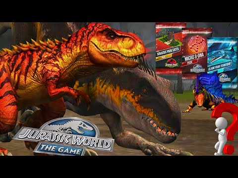 INDORAPTOR vs T.REX Superstar Couple Open Pack | JURASSIC WORLD THE GAME