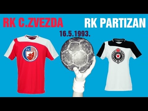 Handball 1993 RK CRVENA ZVEZDA - RK PARTIZAN