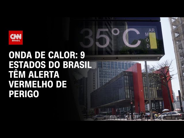 Heat wave: 9 states in Brazil have red danger alert |  CNN NEW DAY