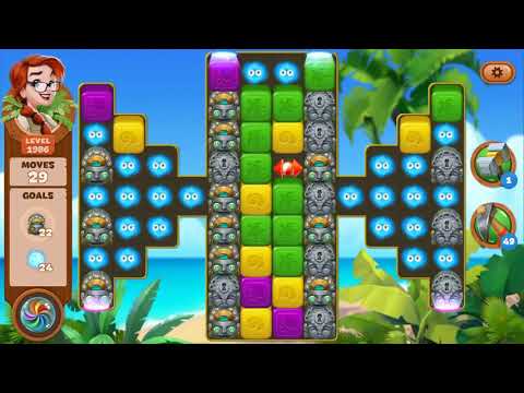 Lost Island Blast Adventure Level 1986 NO BOOSTERS - A S GAMING ✔️