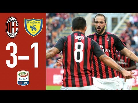 Highlights AC Milan 3-1 ChievoVerona - Matchday 8 Serie A 2018/2019
