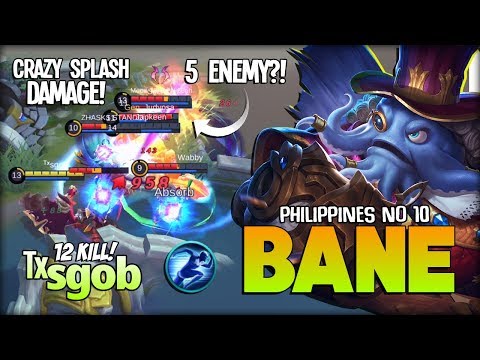 That My SAVAGE! Double MANIAC Count Dracula! ᵀˣsgob Philippines No 10 Bane ~ Mobile Legends