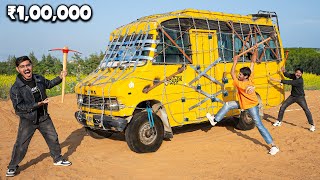 Break The Armoured Bus Challenge | बख्तरबंद बस को तोड़ो और जीतो एक लाख
