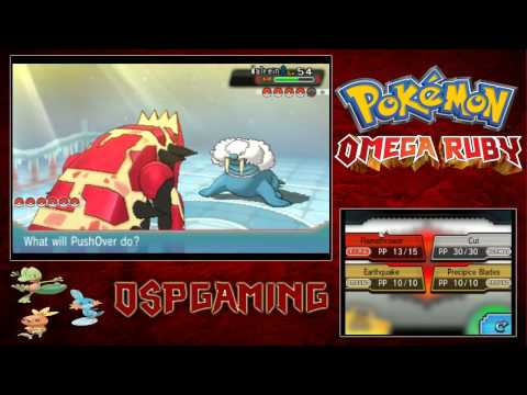 Pokemon Omega Ruby playthrough pt103 - Elite Four Glacia: Ice Type!