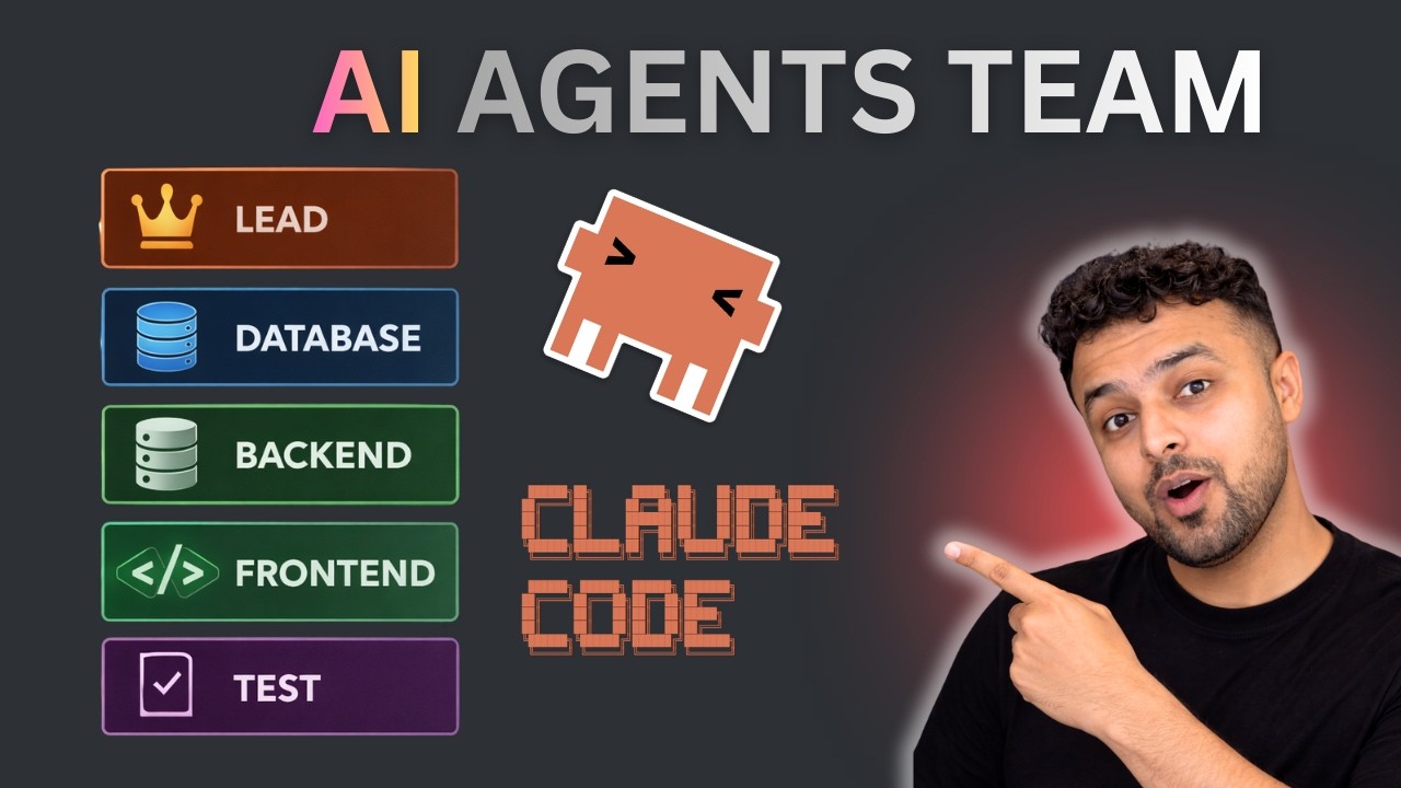 I Built an App with 5 AI Agents (Claude Code Agent Teams)