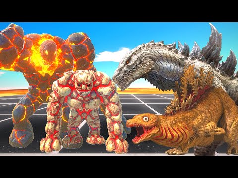 LAVA TRIO VS KAIJUS - ANIMAL REVOLT BATTLE SIMULATOR - PART 4