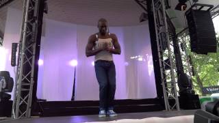 Serges Richon Hip hop pendant l'élection de Miss Fêtes de Genève le 21.07.13