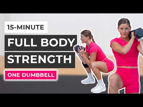 15-minütiges Training mit einer Hantel (Ganzkörperkraft)