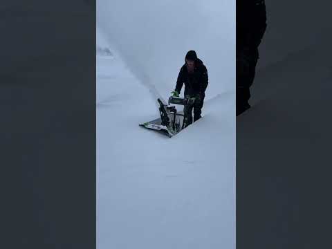 Ego 2 stage Snowblower #shorts
