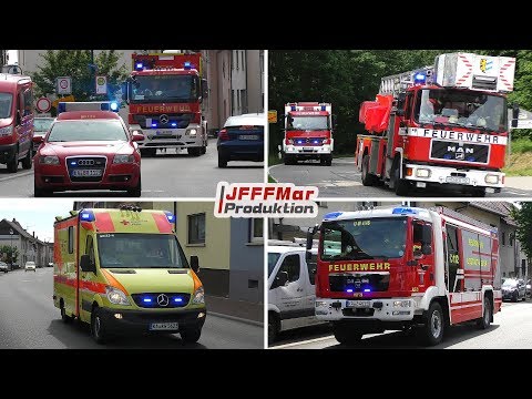 Großbrand in Östringen am 21.05.2018 | Einsatzfahrten