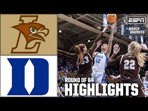 Round of 64: Lehigh vs. Duke | Women's NCAA Tournament | Full Game Highlights