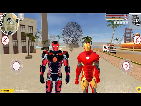 Süper Kahraman Demir Adam Oyunu - EPIC Best Iron Rope Hero Las Vegas City #43 - Android Gameplay