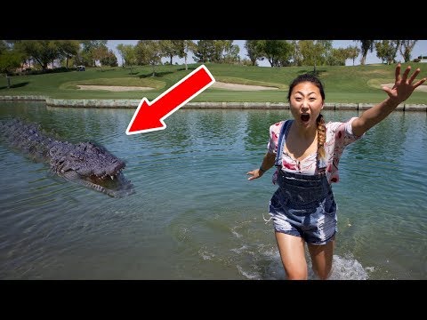 POND MONSTER ATTACK!! Video